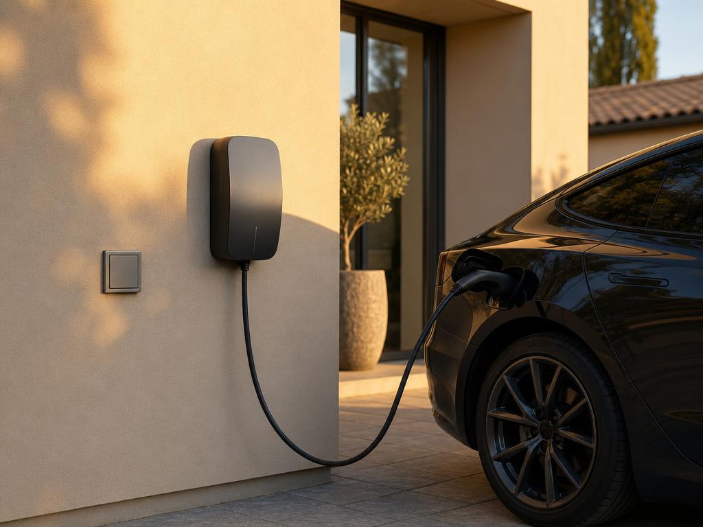 Installation d'une borne de recharge IRVE par Hello Connect, installateur labellisé QUALIFELEC